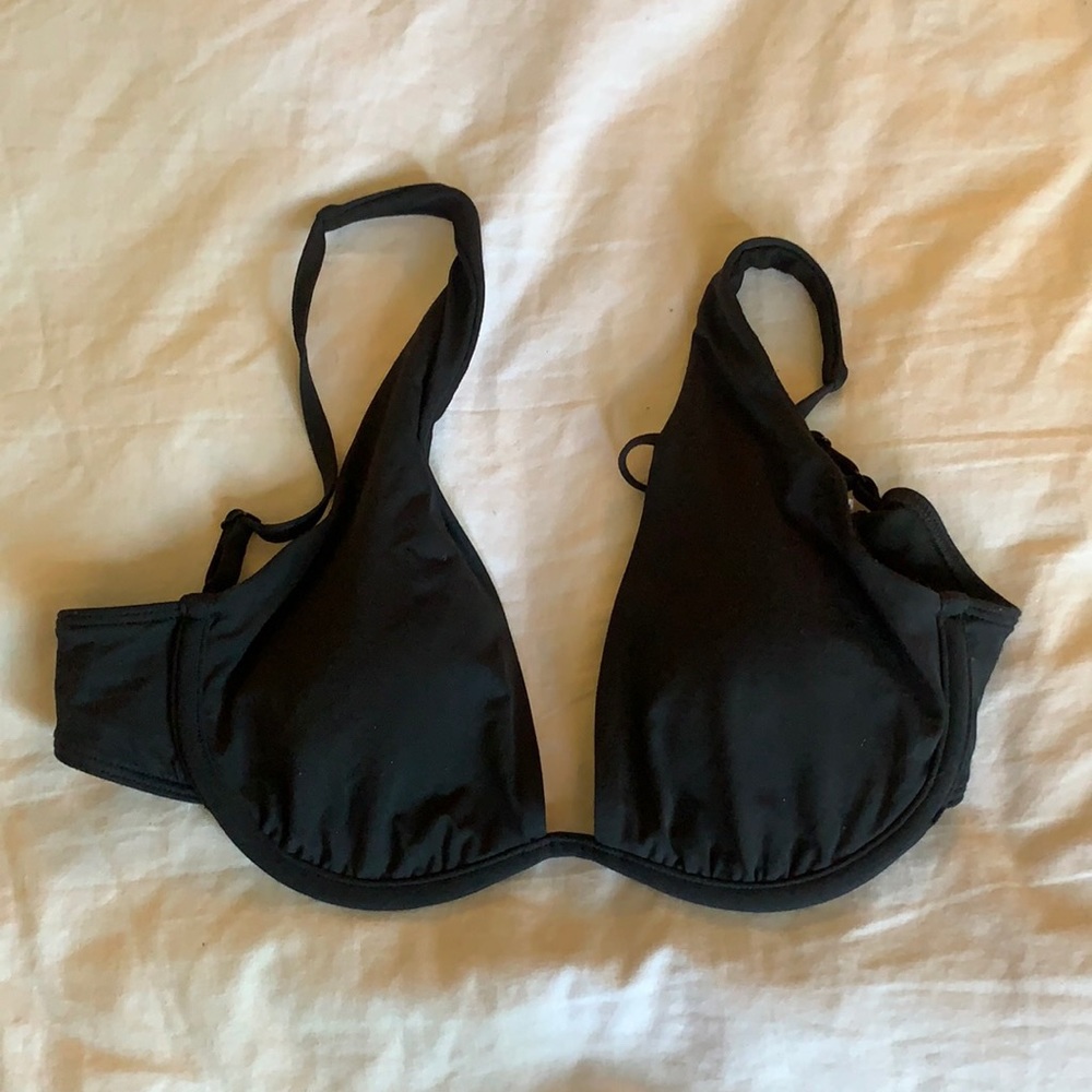 Black Roxy swimsuit top